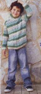 детский свитер спицами